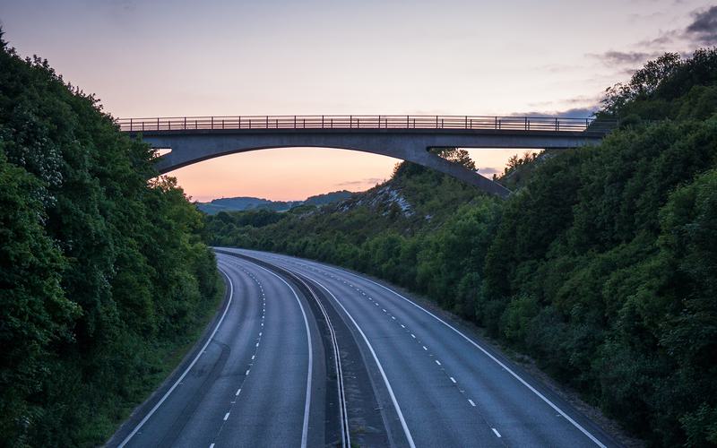 PAS motorway bridge