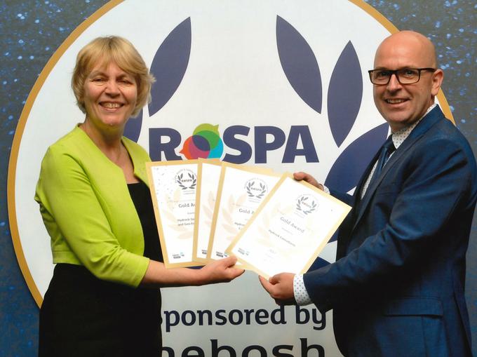 Jon Rayner receiving Ro SPA awards