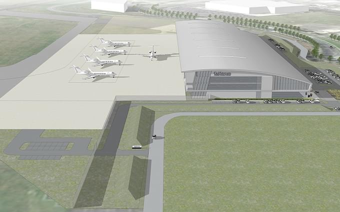 News Hydrock selected to support construction of new Gulfstream Service Centre