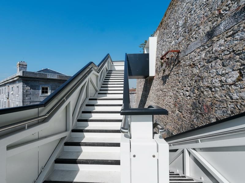 Royal William Yard Staircase Plymouth white 43