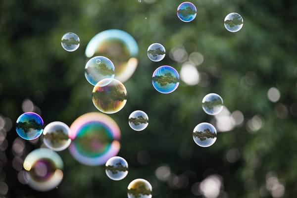 Image of bubbles representing air quality